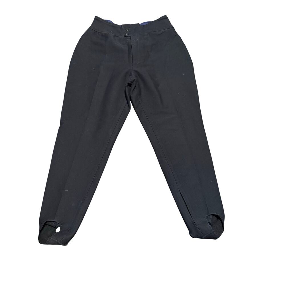 Kaelin Schoeller Skifans Vintage Stretch Stirrup Ski Pants, Black, Women 30x27